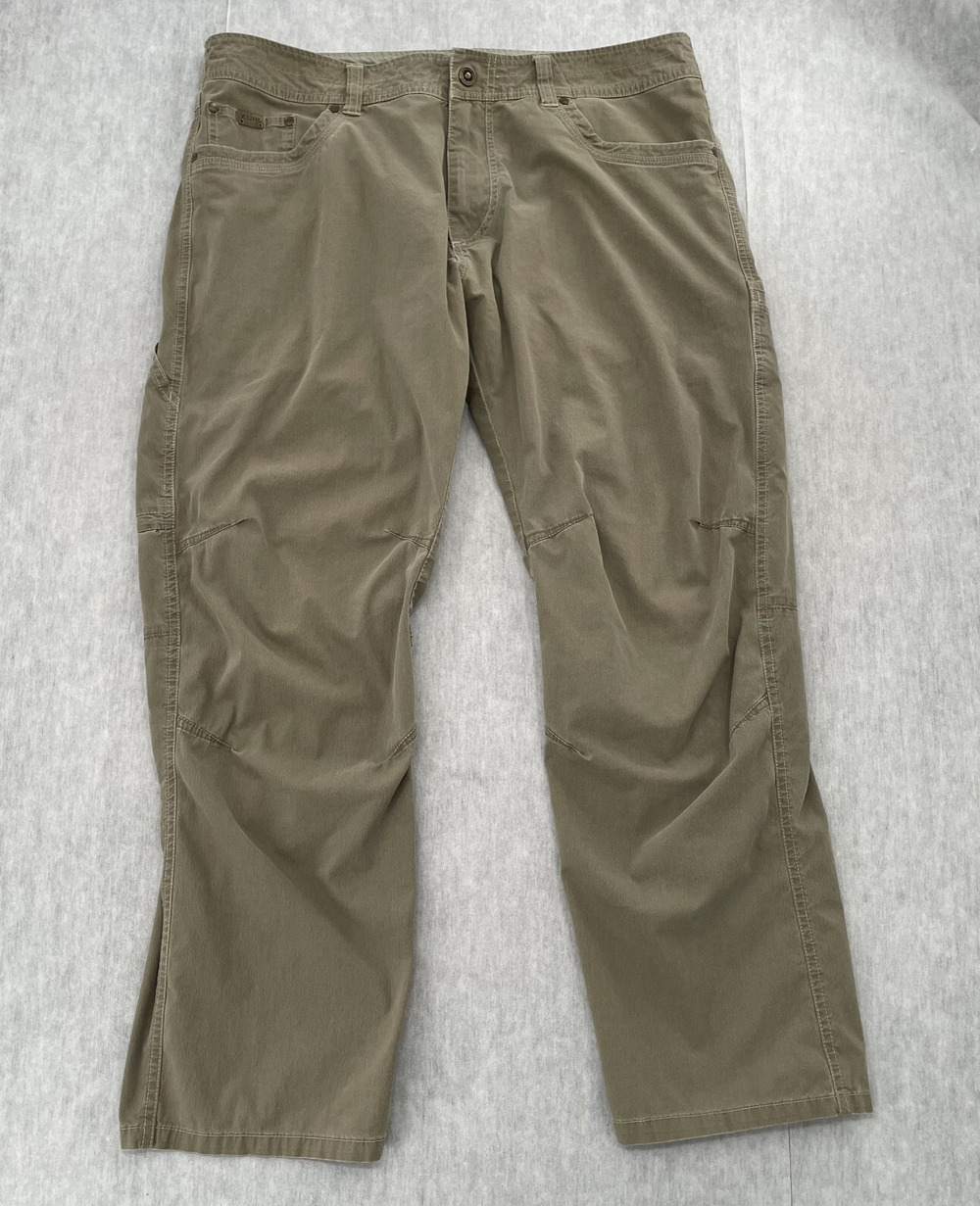 Kuhl Pants Adult 38 Brown Tan Revolvr Pant Durable Hiking Utility Outdoors Mens